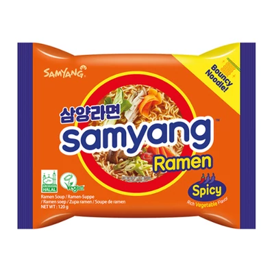 Samyang Vegán csípős ramen 120g