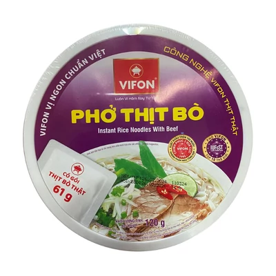 Vifon Pho Thit Bo rizstészta leves marhasússal 120g