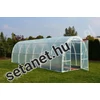 Kép 1/7 - Fóliasátor B6  [13,2 m2] 6,0 x 2,2 x 1,9 m UV4 fóliával