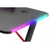 Kép 8/8 - Gamer asztal LED Világítással 120 cm - Fekete