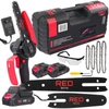 Kép 1/10 - RED TECHNIC AKKUMULÁTOROS LÁNCFŰRÉSZ