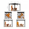 Kép 4/8 - Pergola 3x3m antracit színben