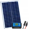Kép 1/2 - 12v- 50W NAPELEMES TÖLTÖ SZETT,  TÖLTÉSVEZÉRLŐVEL