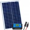Kép 1/2 - 12v- 50W NAPELEMES TÖLTÖ SZETT,  TÖLTÉSVEZÉRLŐVEL