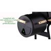 Kép 6/8 - BBQ GRILL ÉS SMOKER - 113 CM