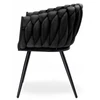 Kép 5/10 - Dubai design velvet étkezőszék - fekete