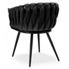 Kép 6/10 - Dubai design velvet étkezőszék - fekete