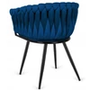 Kép 5/6 - Dubai design velvet étkezőszék - kék