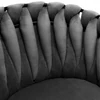 Kép 8/10 - Dubai design velvet étkezőszék - sötétszürke