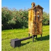 Kép 1/8 - SETA  HÁZI FÜSTÖLŐ OPÁL+ TŰZTÉR DUPLA (BBQ - SMOKER)