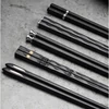 Kép 1/3 - 5 pár evőpálcika- black-silver