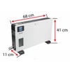 Kép 13/13 - Powermat konvektoros fűtőtest WIFIS 2300W PM-GK-3500DLW