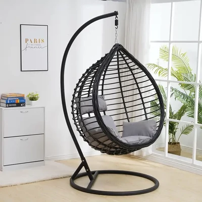 Miami függőfotel - fekete  színben (XL-es méret)