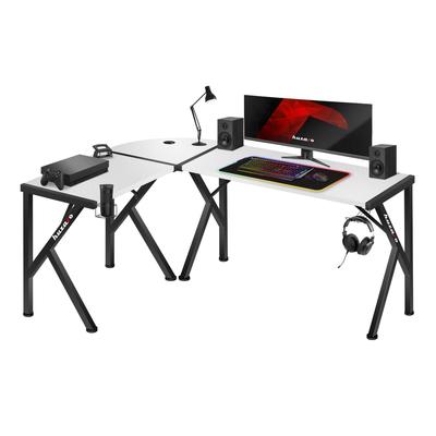 Huzaro 6.3 gamer asztal - fehér