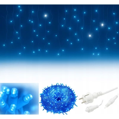 Kültéri karácsonyi fényfüzér villogó effektussal 300 LED - 14,5m - Kék Kültéri karácsonyi fényfüzér villogó effektussal 300 LED - 14,5m - Kék
