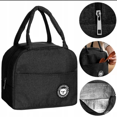 THERMO TÁSKA - LUNCH BAG Fekete 