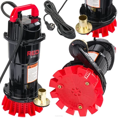 RED TECHNIC Szivattyú 8000 L/h szennyvíz 1" merülő 