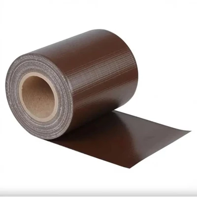 Belátásgátló szalag 19 cm x 35 m, 450g/m2, - KERÍTÉS SZALAG - BARNA