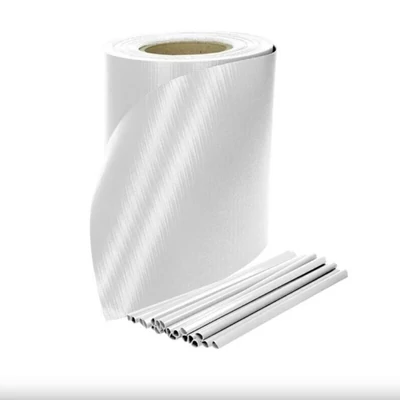 Belátásgátló szalag 19 cm x 35 m, 450g/m2, - KERÍTÉS SZALAG - FEHÉR