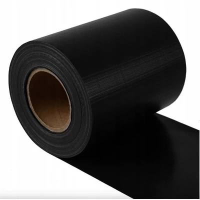 Belátásgátló szalag 19 cm x 35 m, 450g/m2, - KERÍTÉS SZALAG - FEKETE