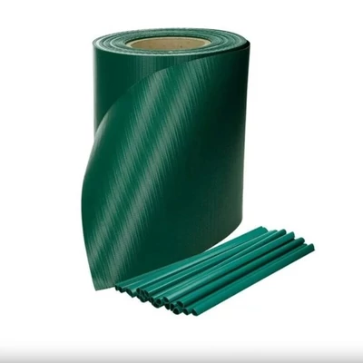 Belátásgátló szalag 19 cm x 35 m, 450g/m2, - KERÍTÉS SZALAG - ZÖLD