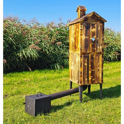 SETA  HÁZI FÜSTÖLŐ OPÁL+ TŰZTÉR DUPLA (BBQ - SMOKER)