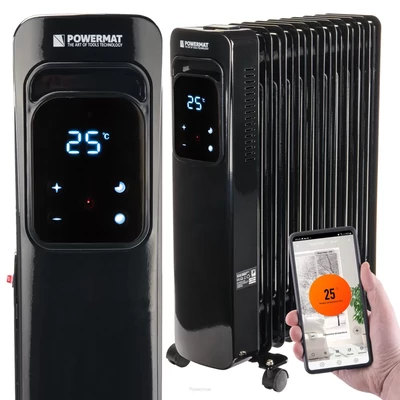 Powermat Elektromos olajradiátor WIFIs 2500W PM-GOL-3000DLW