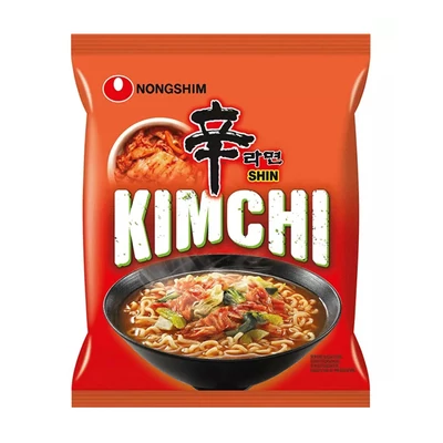 Nongshim Kimchi Ízesítésű Instant Tésztaleves 120 g