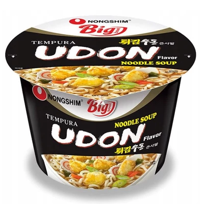 5 db Nongshim Big Bowl Tempura Udon Tészta
