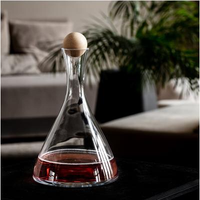 Boroskancsó, dekantáló fa dugóval - 1000 ml