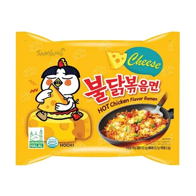 Samyang Buldak Csirkés tészta sajtos ízesítéssel 140 g