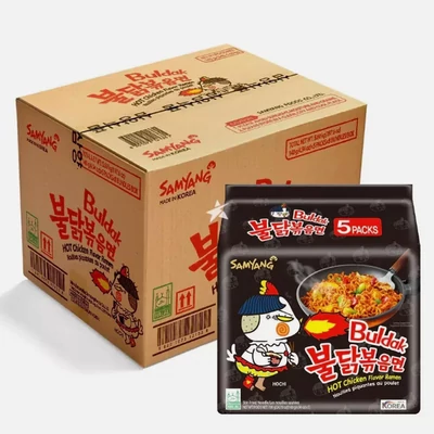 40 db Samyang Buldak Csípős Csirke Ízesítésű Tészta 140g