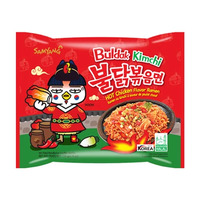 Samyang Buldak Csirkés tészta kimchi ízesítéssel 135g