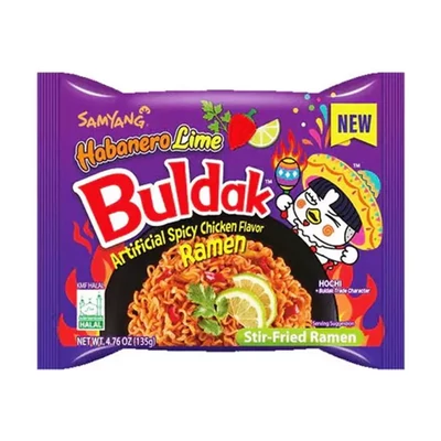 SAMYANG BULDAK CSIRKÉS TÉSZTA HABANERO LIME ÍZESÍTÉSSEL 135 G
