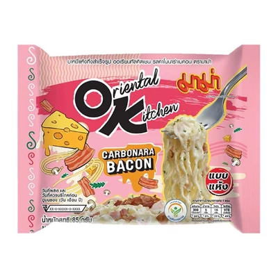 Mama Oriental Kitchen carbonara és bacon ízesítésű tészta 85 g