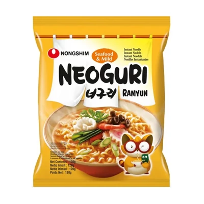 Nongshim Neoguri Ramyun Enyhén Csípős Instant Tésztaleves 120 g