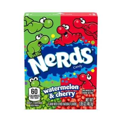 Nerds görögdinnye-cseresznye ízű cukorka