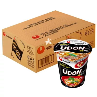 12 db  Nongshim cup tempura udon tészta 62g