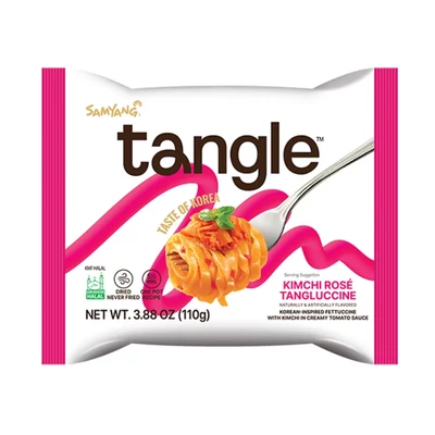 Samyang Tangle tészta Kimchi-Rosé ízesítéssel 110g