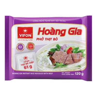 Vifon Hoang Gia instant rizstészta marhával 120g