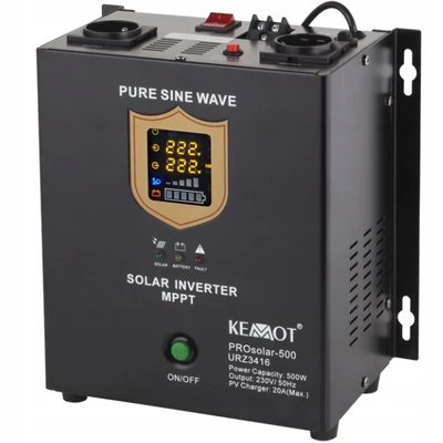 Napelem Szinusz Inverter KEMOT ProSolar-500