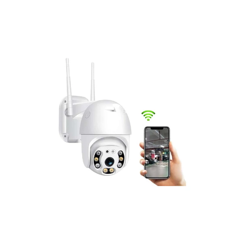 Kültéri forgatható Smart Wifi IP kamera 1080P + memóriakártya 