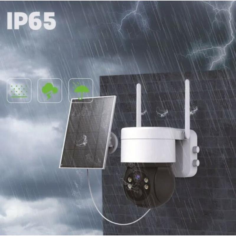 ICSee napelemes Wifi Smart okos kamera Full HD ABQ-Q6 + MEMÓRIAKÁRTYA