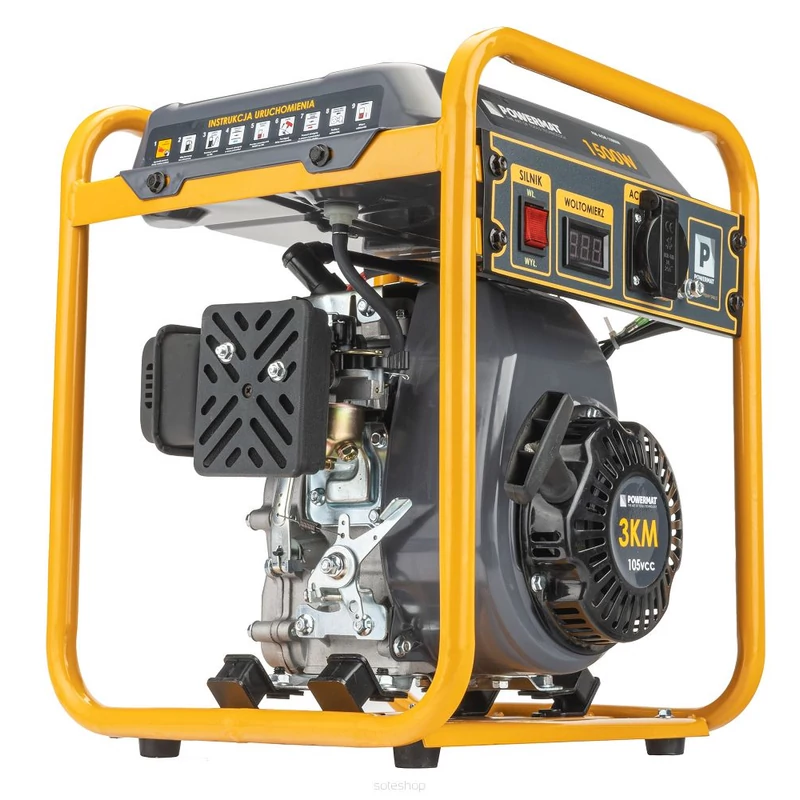 POWERMAT AGGREGÁTOR áramfejlesztő - inverteres generátor 1500W PM-AGR-1500IM