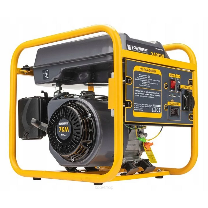 POWERMAT Aggregátor áramfejlesztő - inverteres generátor 3400W PM-AGR-3400IM