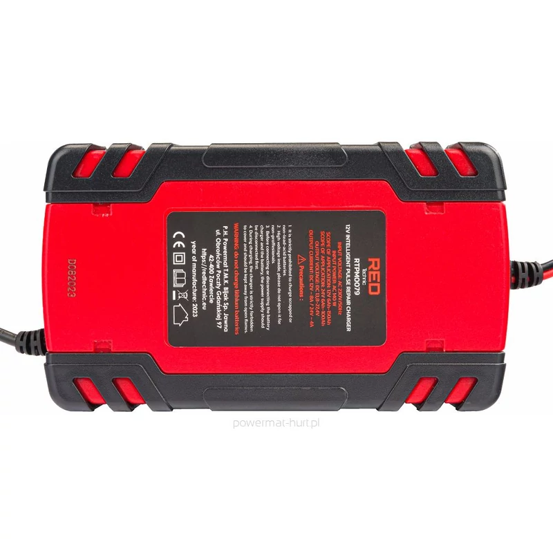 Mikroprocesszoros akkumulátortöltő 12V/24V 8A 