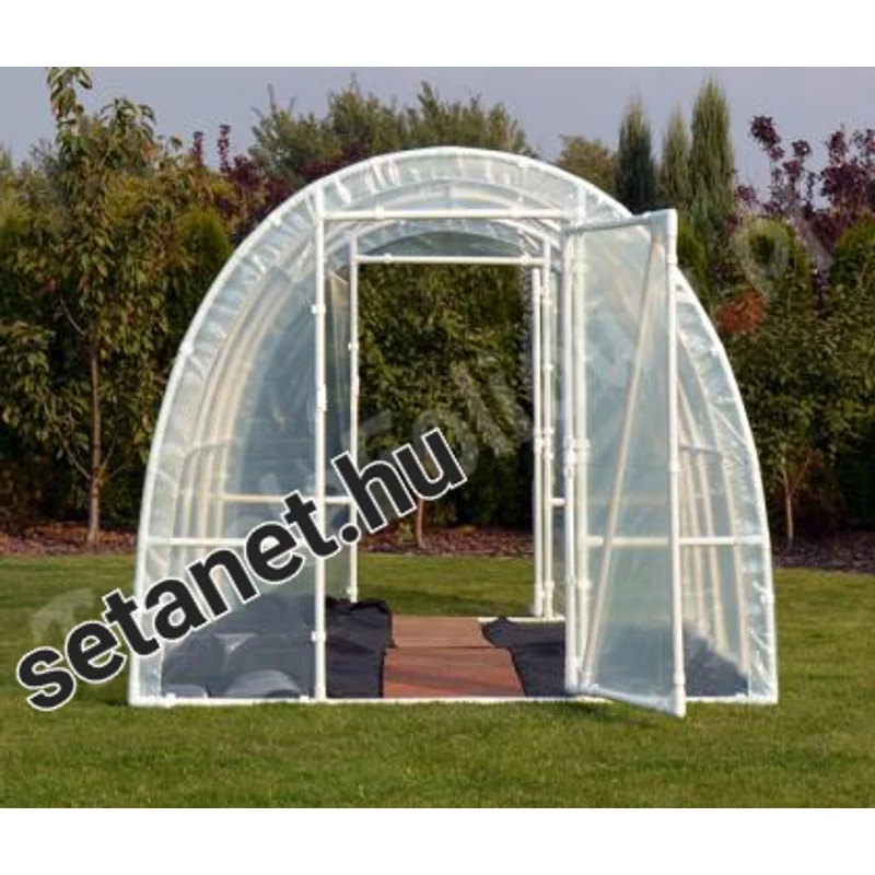 Fóliasátor B6  [13,2 m2] 6,0 x 2,2 x 1,9 m UV4 fóliával