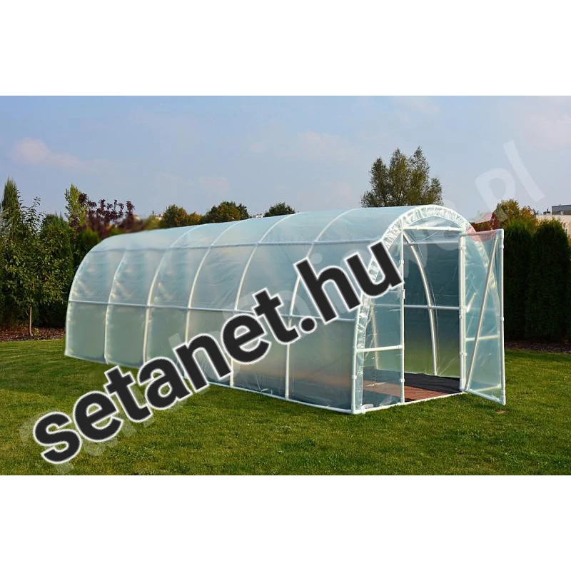 Fóliasátor B6  [13,2 m2] 6,0 x 2,2 x 1,9 m UV4 fóliával