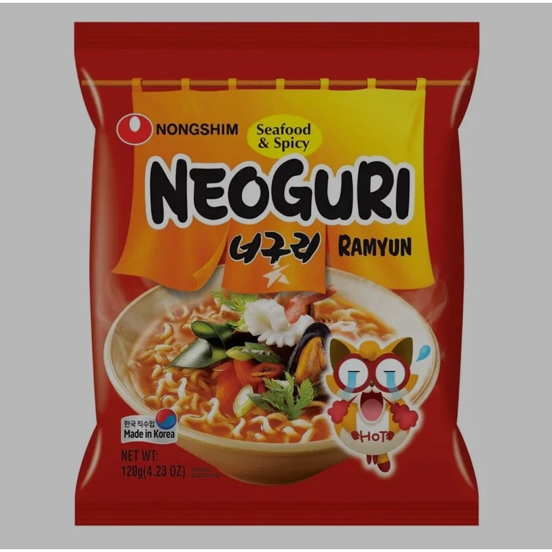 20 DB NONGSHIM NEOGURI RAMYUN BOX CSÍPŐS INSTANT TÉSZTALEVES 120G