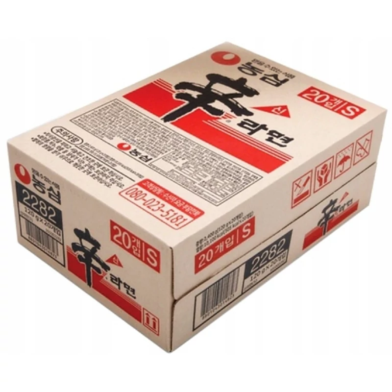 20 DB NONGSHIM SHIN RAMYUN BOX INSTANT TÉSZTALEVES 120 G